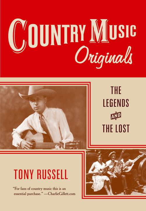 Book cover of Country Music Originals: The Legends and the Lost