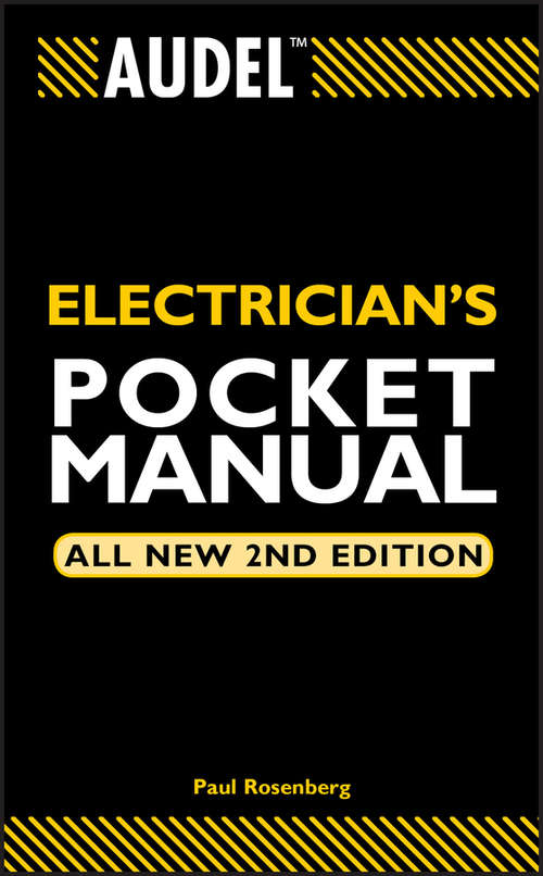 Book cover of Audel Electrician's Pocket Manual (2) (Audel Technical Trades Series #2)