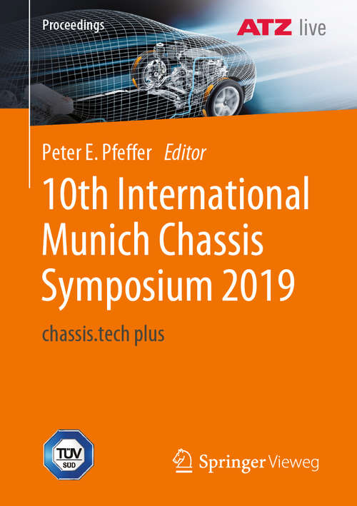 Book cover of 10th International Munich Chassis Symposium 2019: chassis.tech plus (1st ed. 2020) (Proceedings)