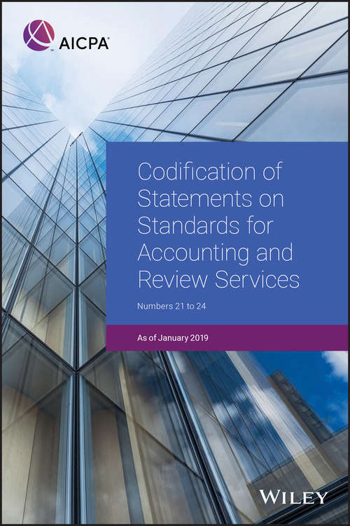 Book cover of Codification of Statements on Standards for Accounting and Review Services: Numbers 21 - 24