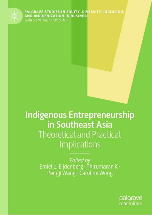 Book cover of Indigenous Entrepreneurship in Southeast Asia