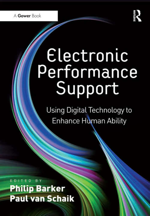 Book cover of Electronic Performance Support: Using Digital Technology to Enhance Human Ability