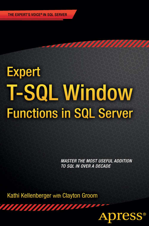 Book cover of Expert T-SQL Window Functions in SQL Server (1st ed.)