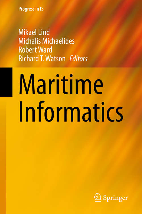 Book cover of Maritime Informatics (1st ed. 2021) (Progress in IS)