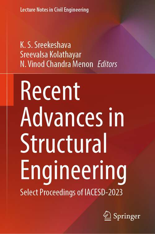 Book cover of Recent Advances in Structural Engineering