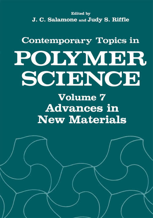 Book cover of Advances in New Materials (1992) (Contemporary Topics in Polymer Science #7)