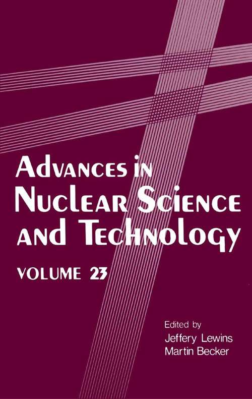 Book cover of Advances in Nuclear Science and Technology (1996) (Advances in Nuclear Science & Technology #23)