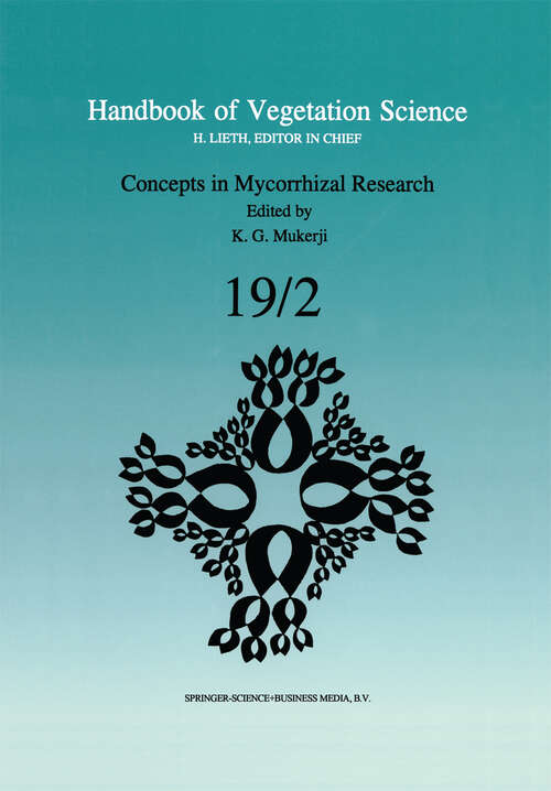 Book cover of Concepts in Mycorrhizal Research (1996) (Handbook of Vegetation Science: 19/2)