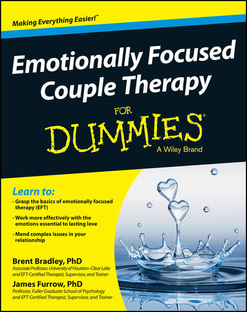 Book cover of Emotionally Focused Couple Therapy For Dummies