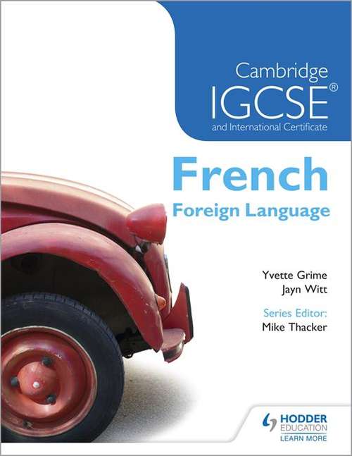 Book cover of Cambridge IGCSE And International Certificate French Foreign Language (PDF)