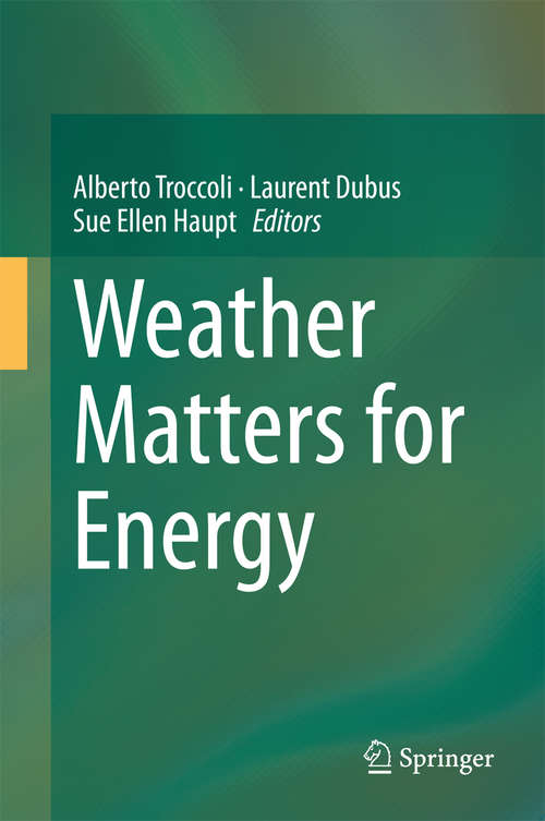 Book cover of Weather Matters for Energy (2014)