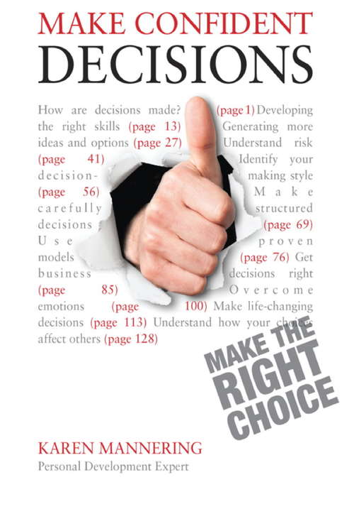 Book cover of Make Confident Decisions: Teach Yourself Ebook (Teach Yourself)