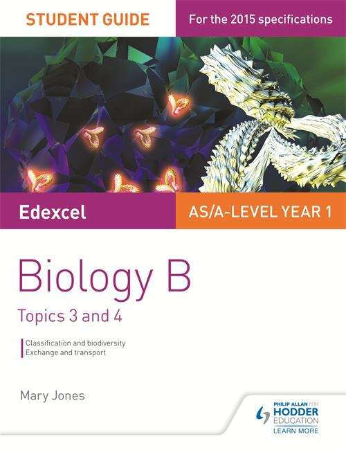 Book cover of Edexcel Biology B Student Guide 2: Topics 3 and 4 (PDF)