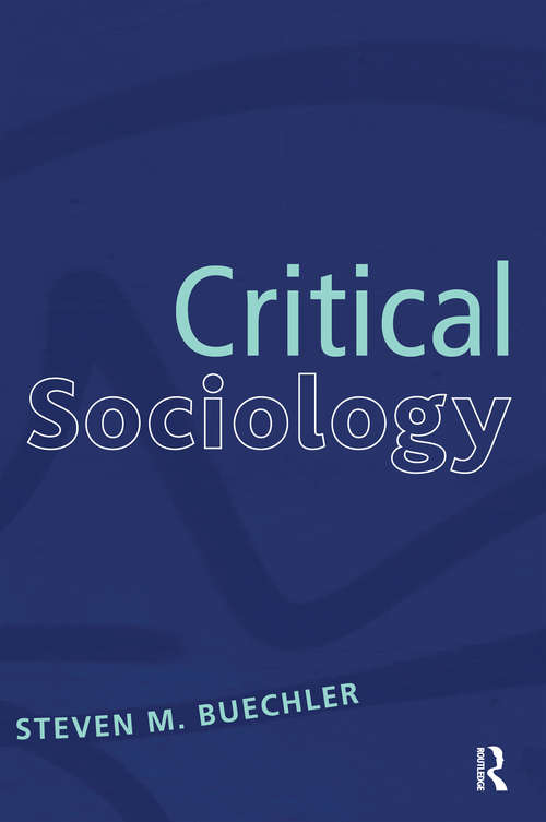 Book cover of Critical Sociology