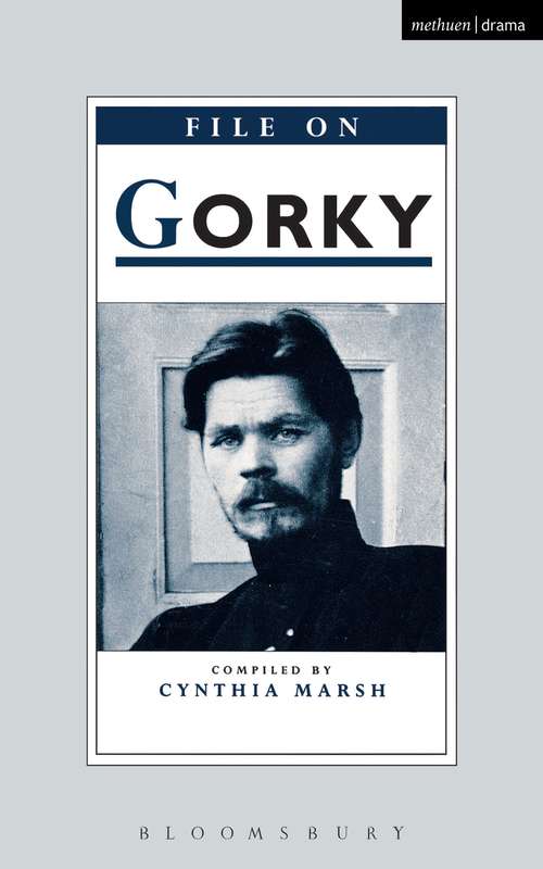Book cover of File On Gorky (Plays and Playwrights)