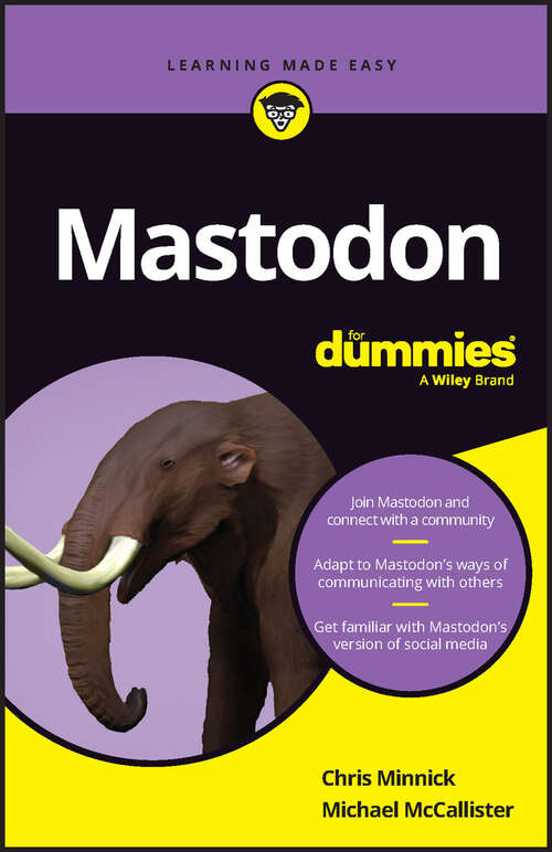 Book cover of Mastodon For Dummies