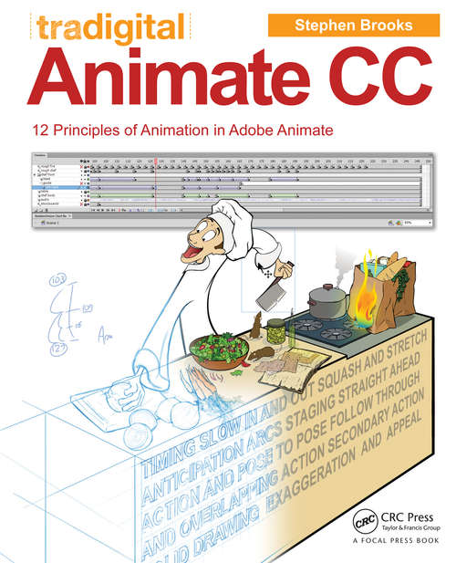 Book cover of Tradigital Animate CC: 12 Principles of Animation in Adobe Animate