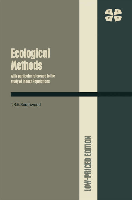 Book cover of Ecological Methods: With Particular Reference to the Study of Insect Populations (1978)
