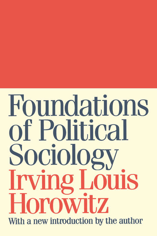 Book cover of Foundations of Political Sociology