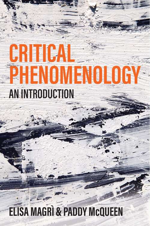 Book cover of Critical Phenomenology: An Introduction