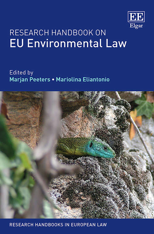 Book cover of Research Handbook on EU Environmental Law (Research Handbooks in European Law series)