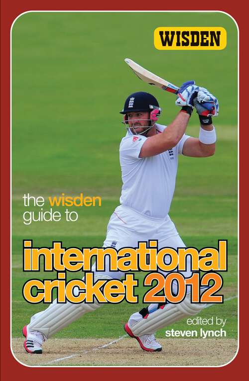 Book cover of The Wisden Guide to International Cricket 2012
