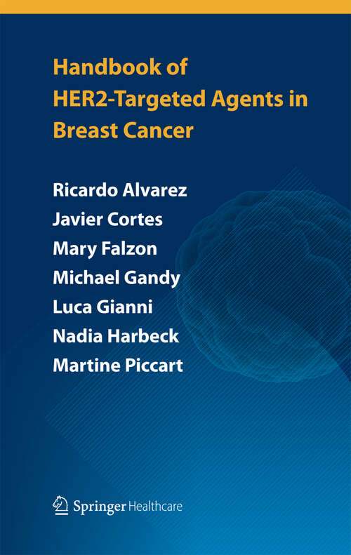 Book cover of Handbook of HER2-targeted agents in breast cancer (2013)