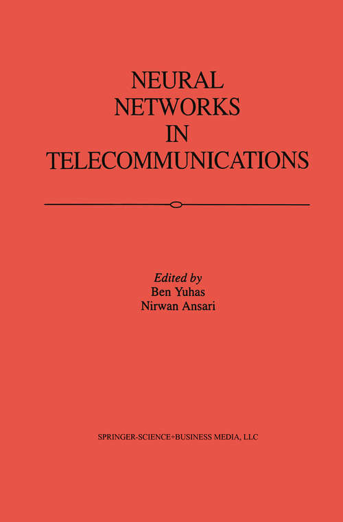 Book cover of Neural Networks in Telecommunications (1994)