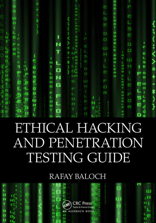 Book cover of Ethical Hacking and Penetration Testing Guide