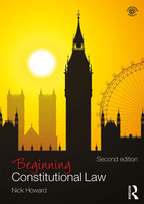 Book cover of Beginning Constitutional Law (2) (Beginning the Law)