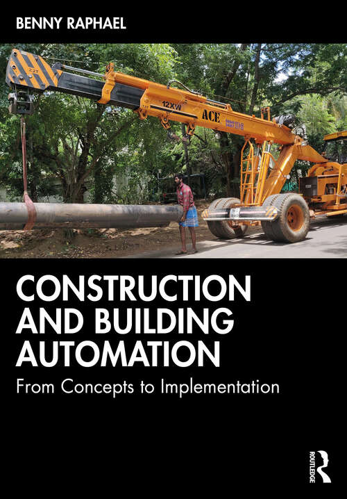 Book cover of Construction and Building Automation: From Concepts to Implementation