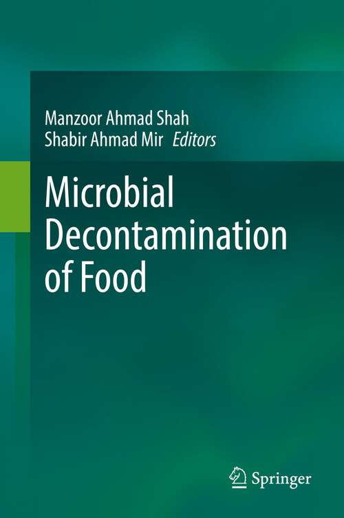 Book cover of Microbial Decontamination of Food (1st ed. 2022)