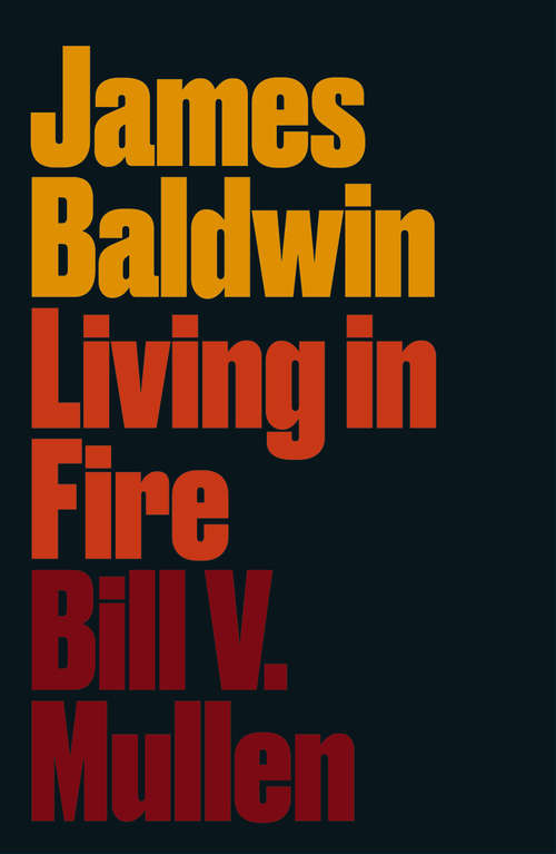 Book cover of James Baldwin: Living in Fire (Revolutionary Lives)