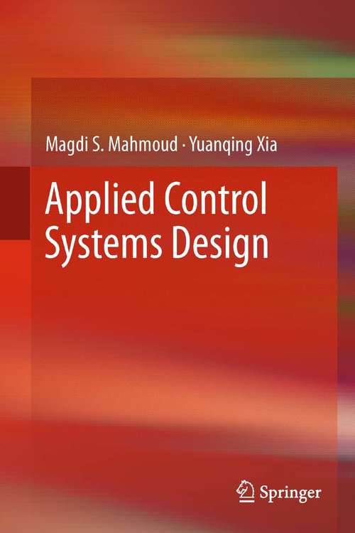 Book cover of Applied Control Systems Design (2012)