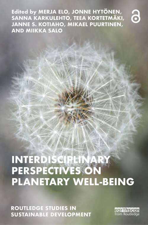 Book cover of Interdisciplinary Perspectives on Planetary Well-Being (Routledge Studies in Sustainable Development)