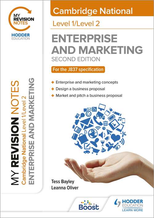Book cover of My Revision Notes: My Revision Notes Level 1/level 2 Cambridge National In Enterprise And Marketing