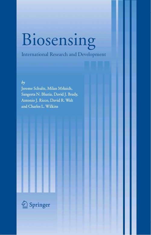 Book cover of Biosensing: International Research and Development (2006)