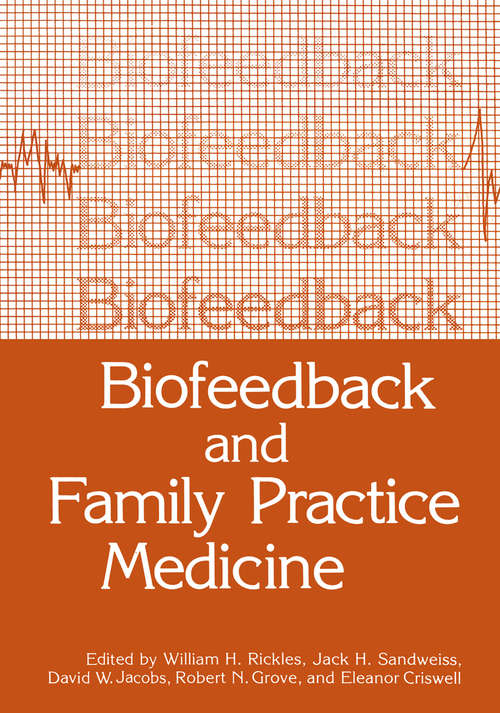 Book cover of Biofeedback and Family Practice Medicine (1983)