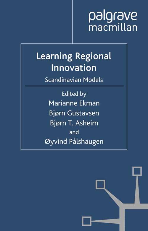 Book cover of Learning Regional Innovation: Scandinavian Models (2011)