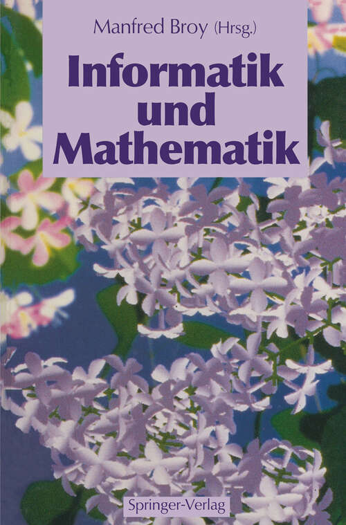 Book cover of Informatik und Mathematik (1991)