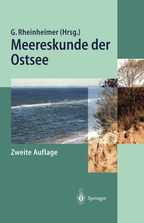 Book cover of Meereskunde der Ostsee (2. Aufl. 1996)