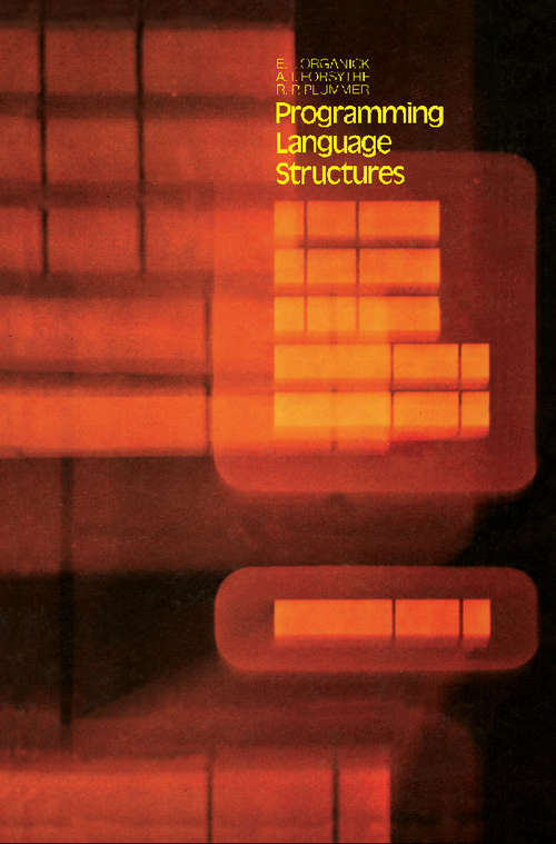 Book cover of Programming Language Structures