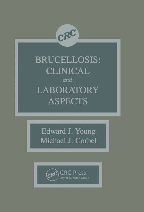 Book cover of Brucellosis: Clinical and Laboratory Aspects