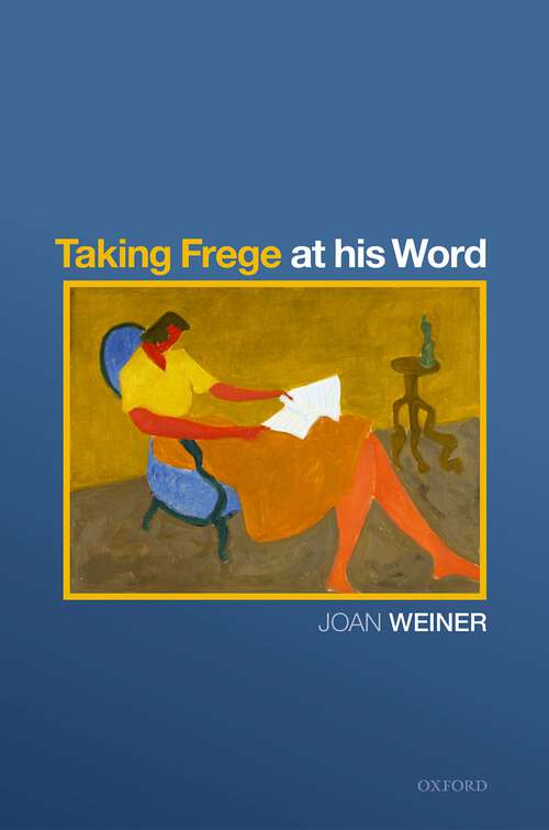 Book cover of Taking Frege at his Word