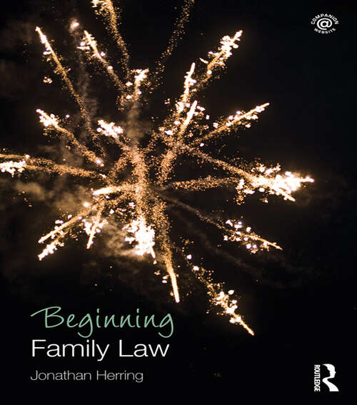 Book cover of Beginning Family Law (Beginning the Law)