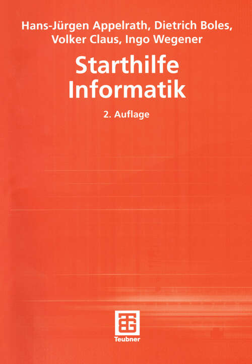 Book cover of Starthilfe Informatik (2., durchges. Aufl. 2002)