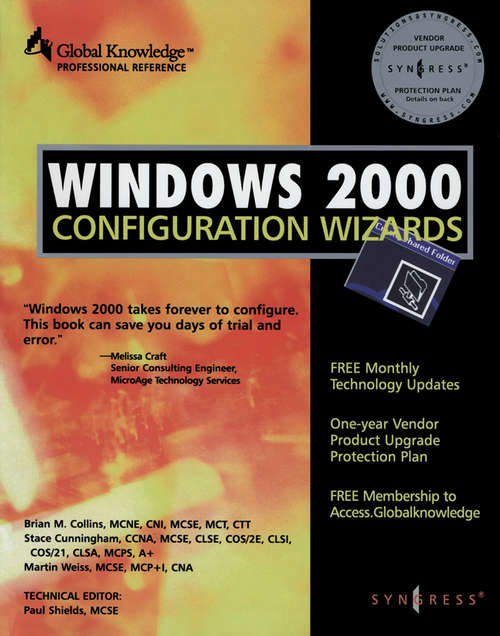Book cover of Windows 2000 Configuration Wizards