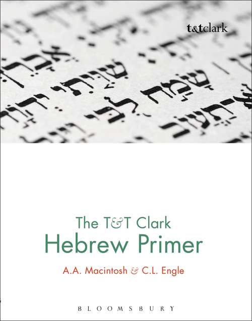 Book cover of The T&T Clark Hebrew Primer