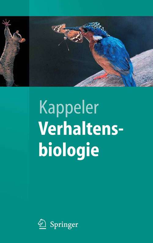 Book cover of Verhaltensbiologie (2006) (Springer-Lehrbuch)