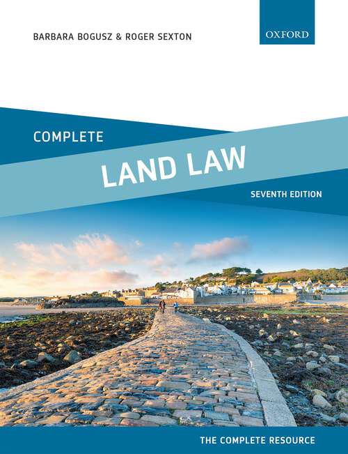 Book cover of Complete Land Law: Text, Cases and Materials (Complete)